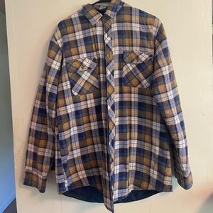 Insulated flannel/ light jacket men’s L